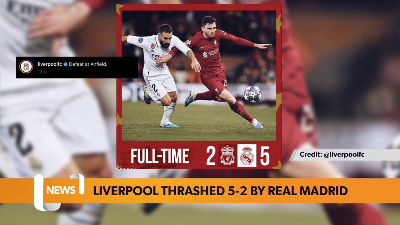 National Sports Headlines 22 February: Liverpool continue to be haunted by Real Madrid, thrashed 5-2 at Anfield