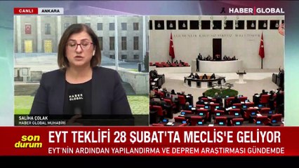 Meclis 28 Şubat'ta EYT'yle açılacak, sonra gündem deprem