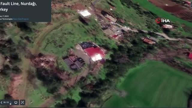 Japon bilim adamı fay hattının uydu görüntülerini paylaştı