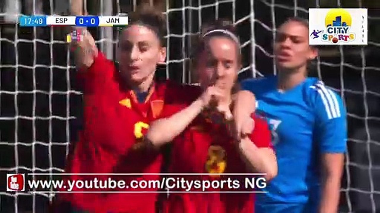 2023 Women's Cup of Nations | Spain vs Jamaica | 3-0 | All Goals Highlights
