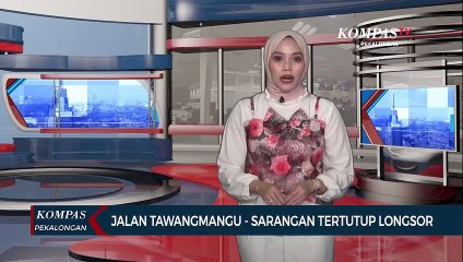 Jalan Tawangmangu - Sarangan Tertutup Longsor