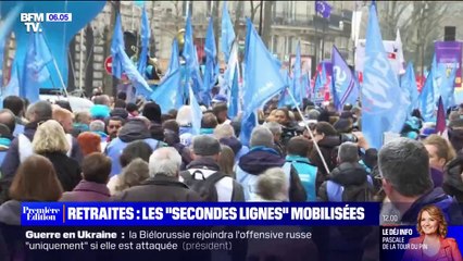 Retraites: les métiers de "deuxième ligne" mobilisés