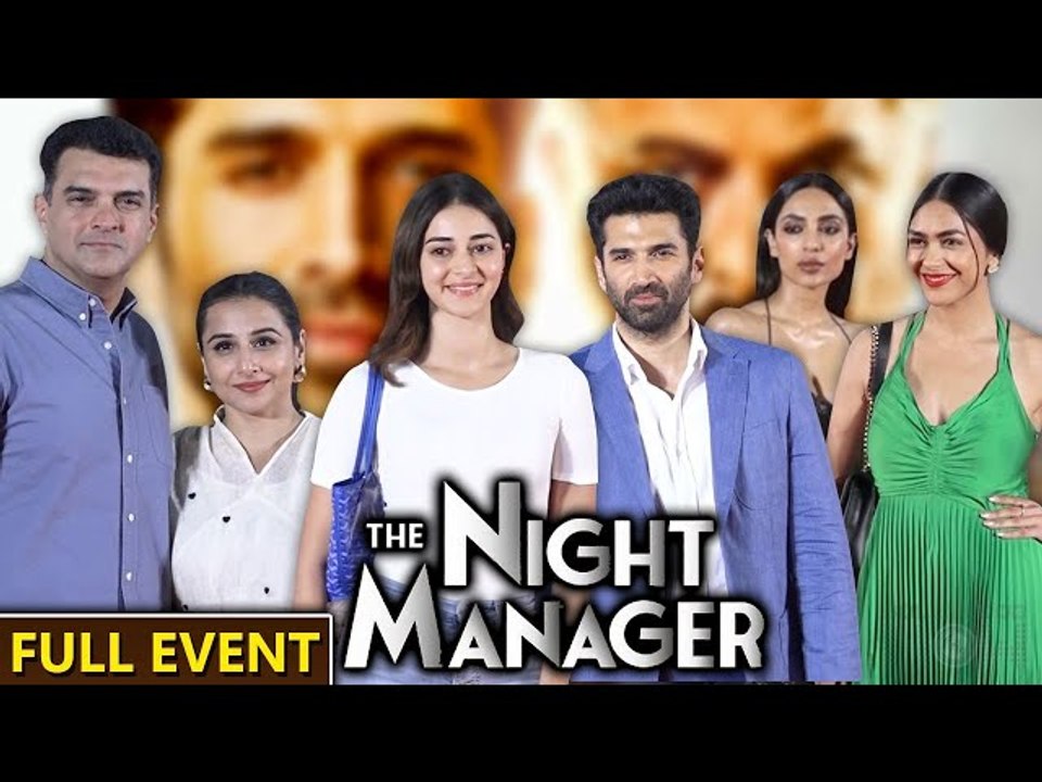 The Night Manager Screening Full Event Aditya Roy Kapur, Ananya Panday, Anil Kapil, Vidya Balan