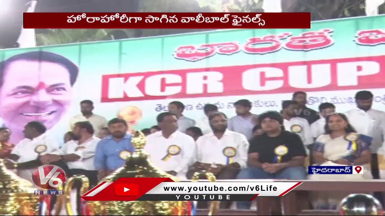 Bharat Jagruthi Hold KCR Cup State Level Volleyball Tourney _  MLC Kavitha _  V6 News (1)