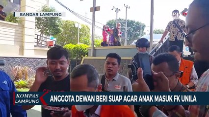 Télécharger la video: Anggota Dewan Beri Rp250 Juta Agar Anak Masuk Fakultas Kedokteran Unila