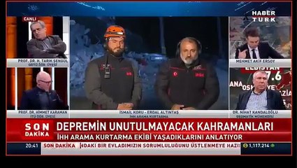 Canlı yayında iktidara yakın kurtarma ekibinden iktidara deprem eleştirisi