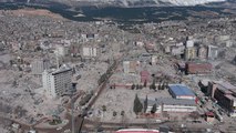 Kahramanmaraş'taki son durum havadan görüntülendi
