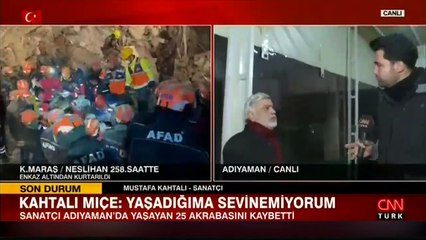 Adıyaman'da depremde 25 akrabasını kaybetti... Kahtalı Mıçe: Yaşadığıma sevinemiyorum