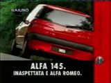 Pubblicità/Bumper anni 90 RAI 1 - Alfa Romeo 145