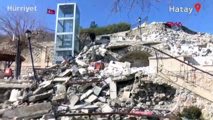 Hatay Kırıkhan'da Darb-ı Sak Kalesi ve Bayezid-i Bistami Türbesi yıkıldı