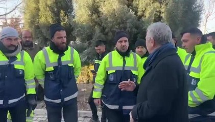 Mansur Yavaş: "Kahramanmaraş Yavuz Selim Mahallesi'nde Belediyemize Tahsis Edilen Alana Yerleşmeye Başladık"