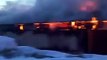 WATCH: In the Russian Magadan, a warehouse with repaired trucks caught fire, the fire covered almost 600 square meters. m, equipment burned down for 15-20 million ruble