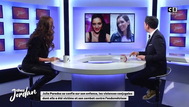 Julia Paredes était l'invitée de Jordan De Luxe dans Chez Jordan , sur C8