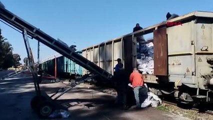 MANİSA'DAN deprem bölgesine 30 vagonda 50 ton kömür daha