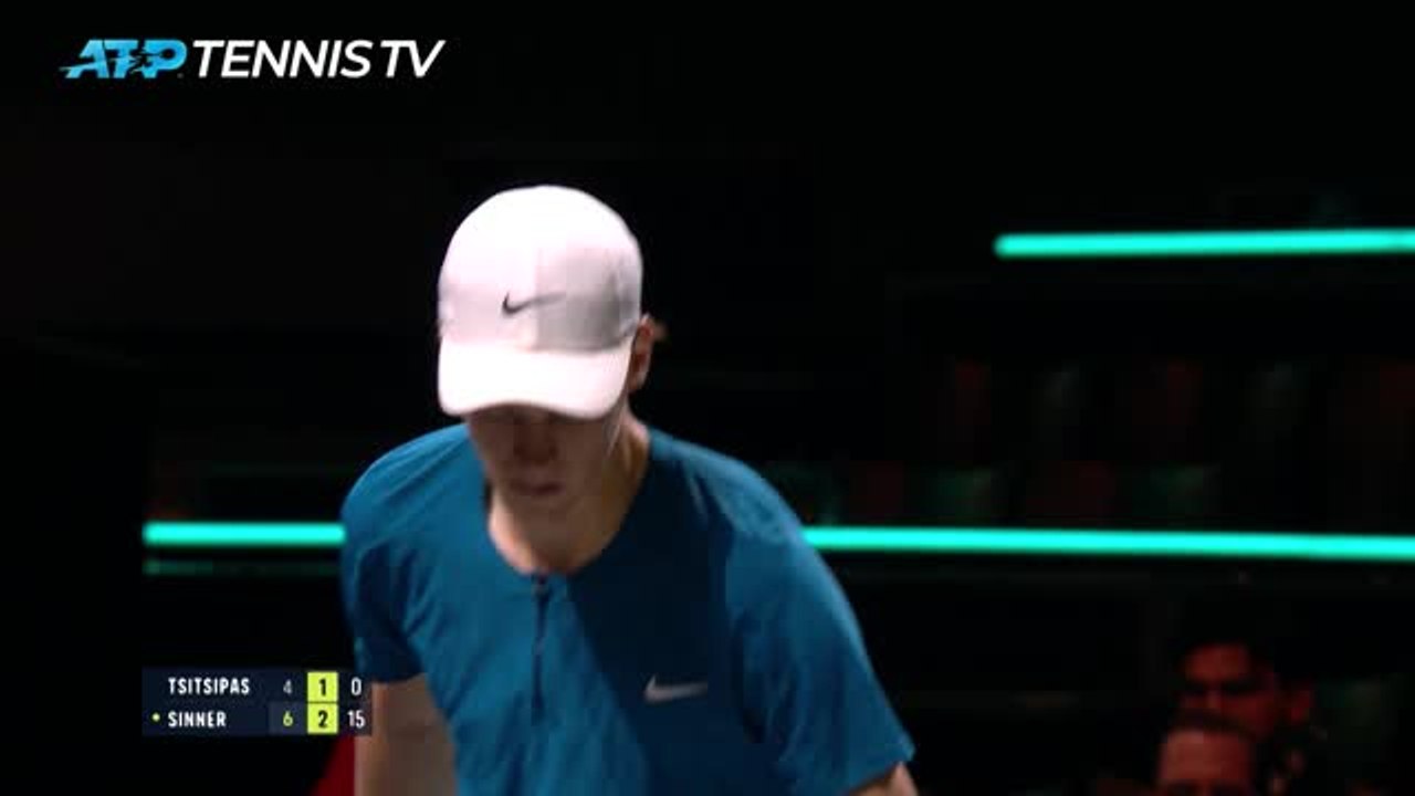 Highlights: Sinner dominant gegen Tsitsipas