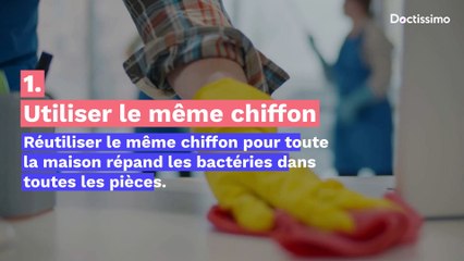 5 erreurs de nettoyage qui rendent votre maison plus sale