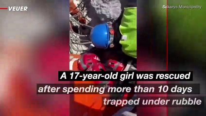 Teen Rescued Alive 10 Days Under Rubble