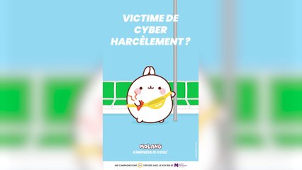Cyberharcèlement : Le lapin Molang sensibilise les enfants