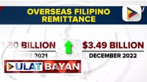 Pinakamataas na naipadalang personal remittance ng mga OFW, naitala noong 2022