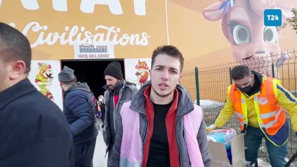 Hatay fuar alanı Expo'da Afet Platformu çalışmaları