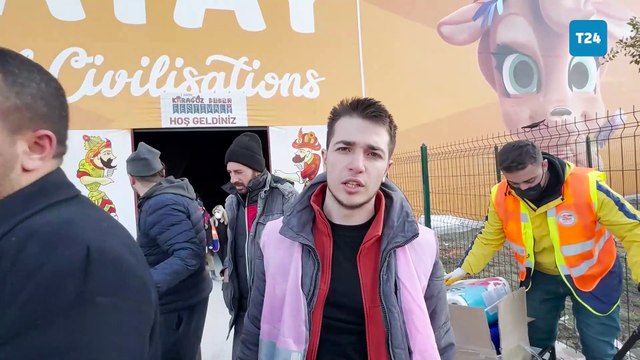 Hatay fuar alanı Expo'da Afet Platformu çalışmaları