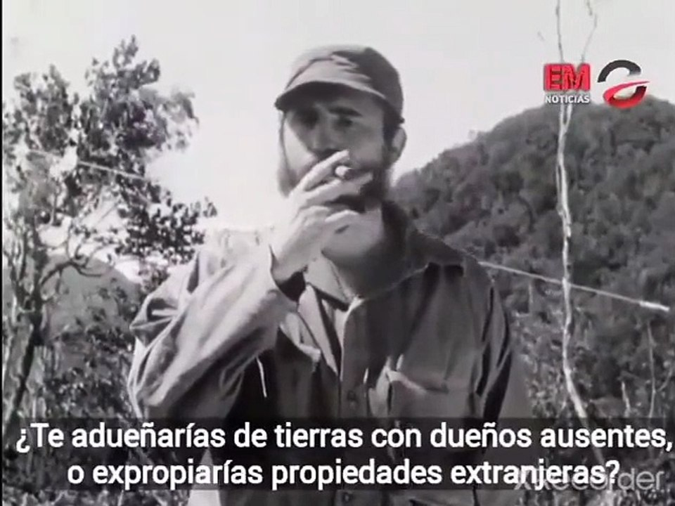Fidel Castro habla sobre comunismo y sobre posibles expropiaciones de tierras