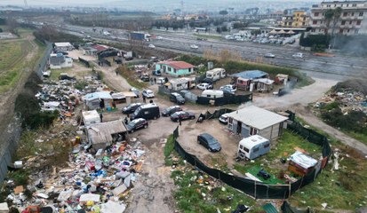 Qualiano, blitz nel campo rom: 25 denunce per smaltimento illecito di rifiuti e dispersione scolastica (17.02.23)