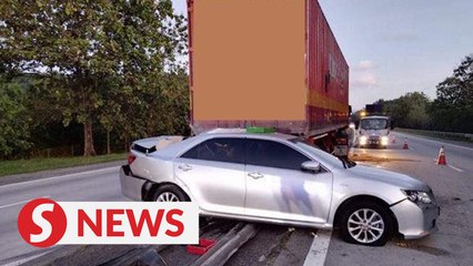 Senior citizen killed in crash on NSE near Tapah