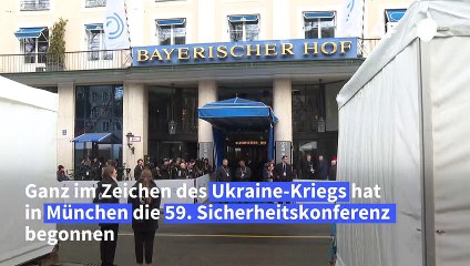 Münchner Sicherheitskonferenz hat begonnen