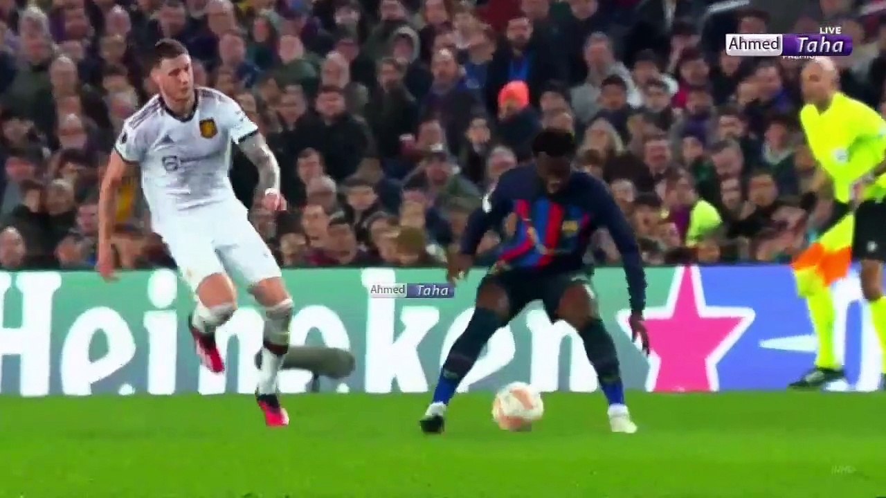 ملخص مباراه برشلونه و مانشستر يونايتد 2-2- اهداف مباراه برشلونه و مانشستر يونايتد - جنون خليل البلوشي