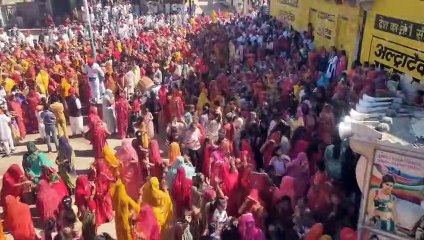 The crowd was so much that the streets of the village became small, the whole village echoed with four DJs