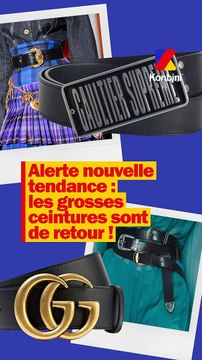 Alerte tendance : les grosses ceintures sont de retour