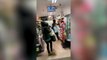 Shocking footage shows brazen thieves raiding 'Britain's most looted shop' in front of helpless staff