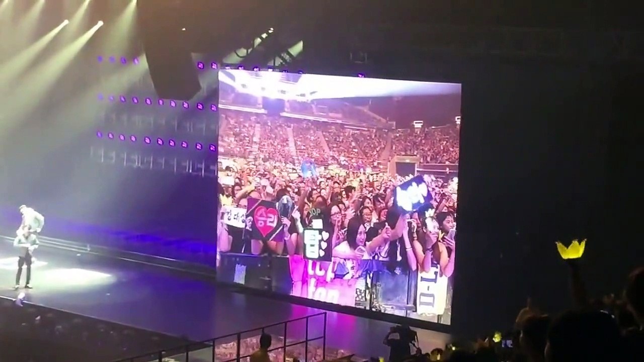 150719 BIGBANG Seungri speaking mandarin very funny @ World Tour MADE in Singapore Day 2