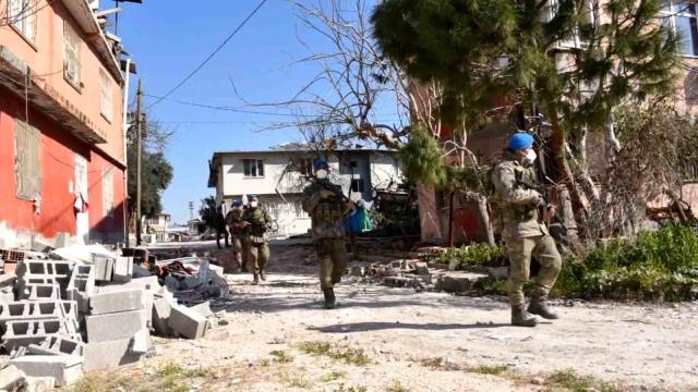 1'inci Komando Tugayı ve 2'nci Komando Tugayı Hatay'da asayiş görevini sürdürüyor