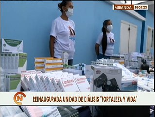 Miranda | Gobierno regional reinaugura la Unidad de Diálisis “Fortaleza y Vida” en Charallave