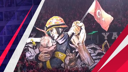 Merinding! Suporter Trabzonspor Buat Koreo untuk Menghormati Petugas Penyelamat Gempa Turki