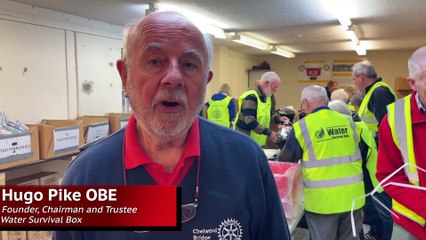 Water Survival Box appeal for donations toward aid for Syria and Turkey