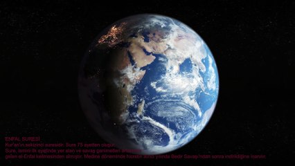 95 ENFAL SURESİ TÜRKÇE MEALİ