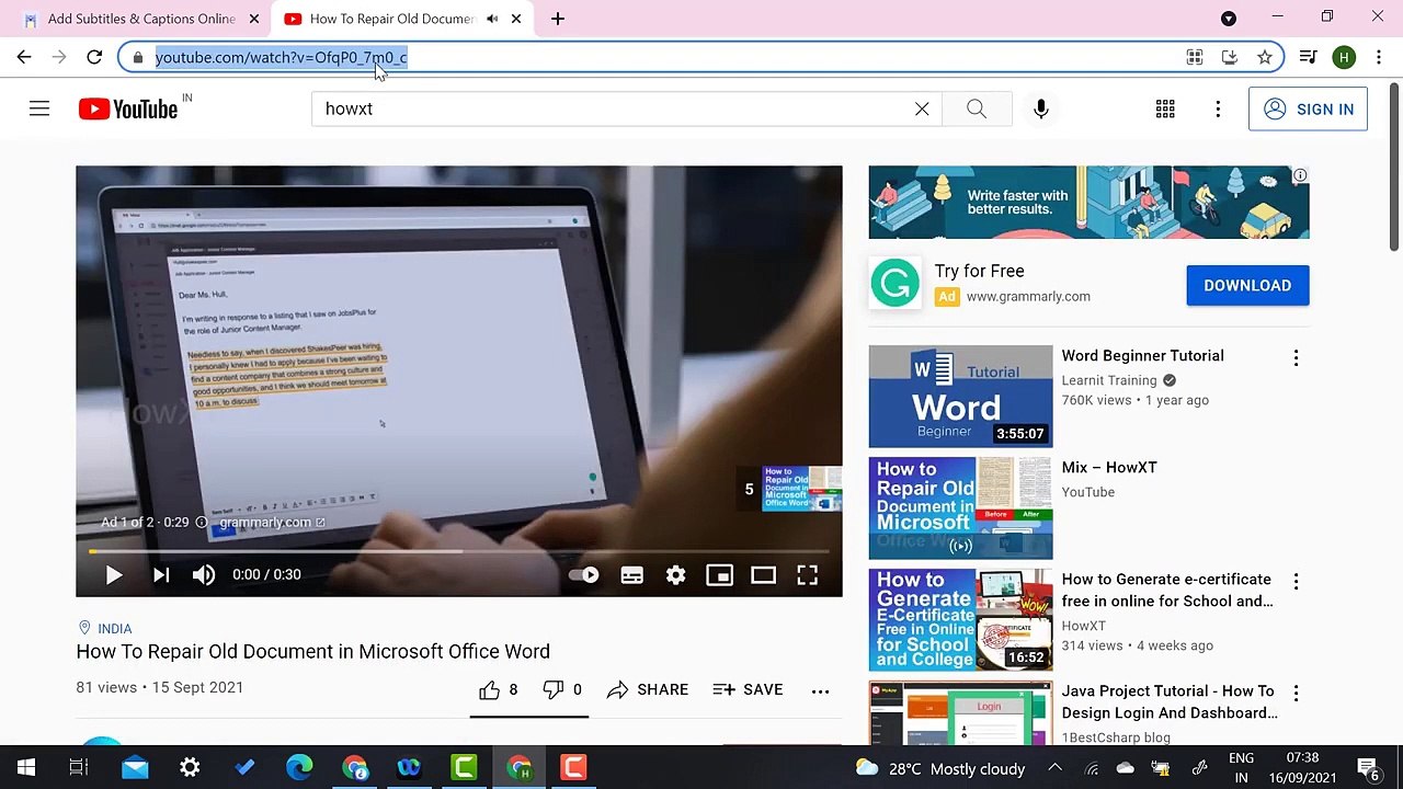 How to translate a video language online for free#ویڈیو کی زبان کا مفت میں آن لائن ترجمہ کیسے کریں۔