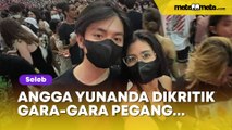 Posisi Tangan Angga Yunanda Pegang Shenina Cinnamon saat Nonton Konser Dikritik: Pegang Pundak Masih Bisa