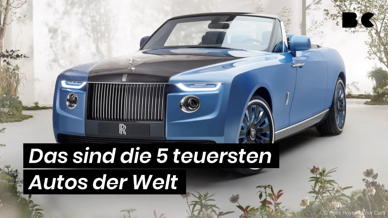 Das sind die fünf teuersten autos der welt