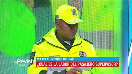 ¿Cuál es la función del pasajero supervisor de buses?