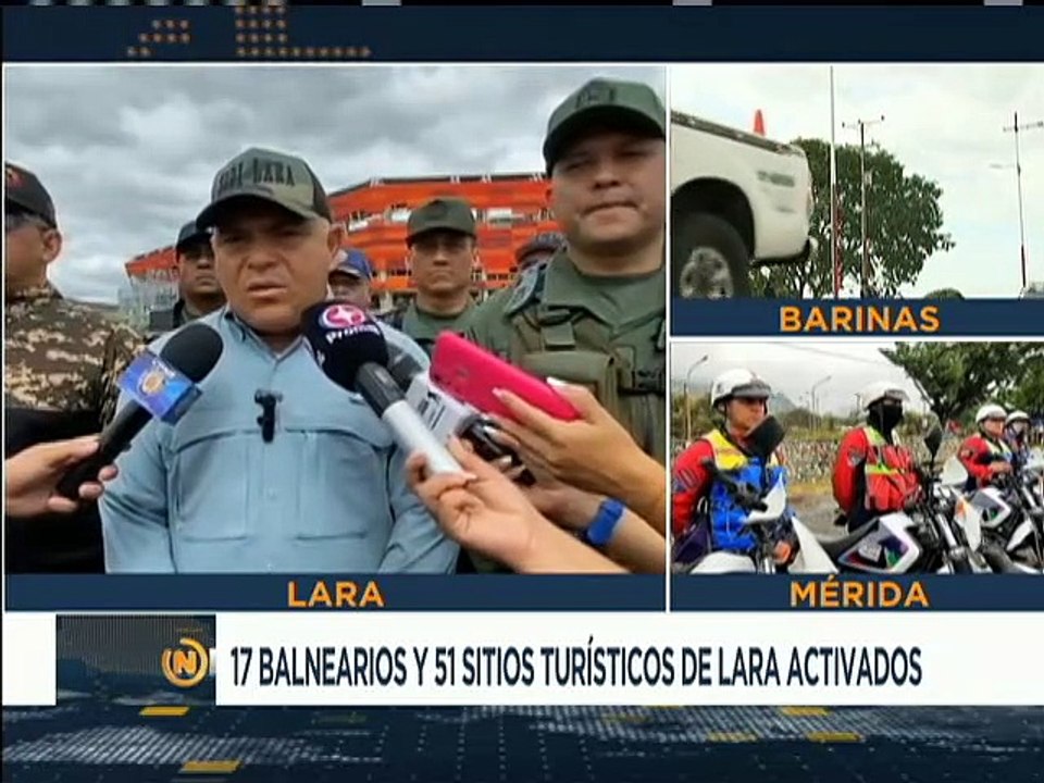 Lara garantiza Carnavales seguros con 57 puntos fijos de control de seguridad y 25 puntos móviles