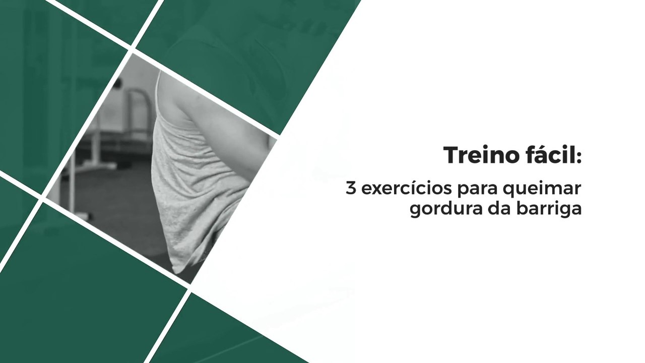 Treino fácil: 3 exercícios para queimar gordura da barriga