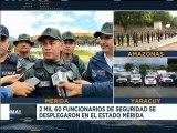 Más de 2 mil funcionarios se encuentran desplegados para ofrecer seguridad en Mérida