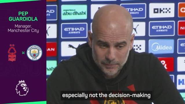 Guardiola full of praise for 'ambitious' Grealish ahead of Forest clash