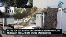 Estos son los barracones donde pasan consultas médicas y pediátricas 12.000 valencianos