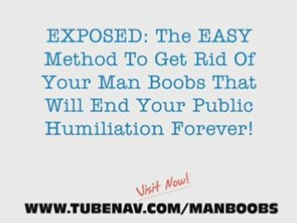 Lose Your Man Boobs