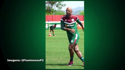 Tải video: Felipe Melo marca golaço de letra em treino do Fluminense